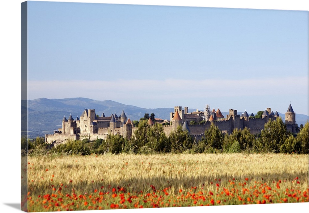 France, Languedoc-Roussillon, Carcassonne, Provence, Aude, fortified city