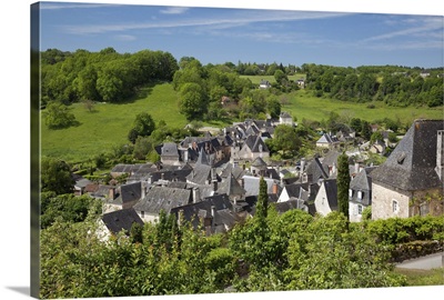 France, Limousin, Correze, Turenne village