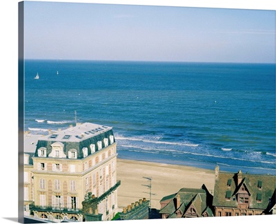 France, Normandy, Trouville, Beach at Trouville