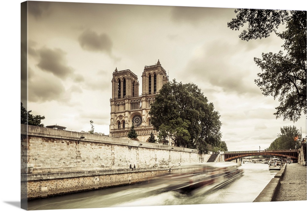 France, Paris, Notre Dame de Paris,.
