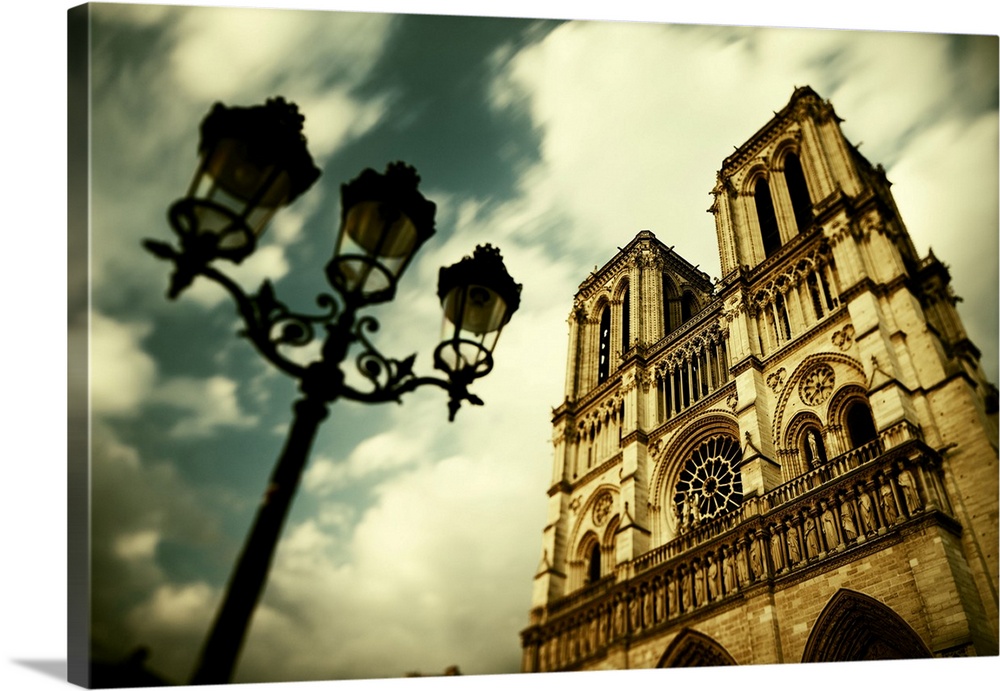 France, Paris, Notre Dame de Paris, Notre-Dame Cathedral.