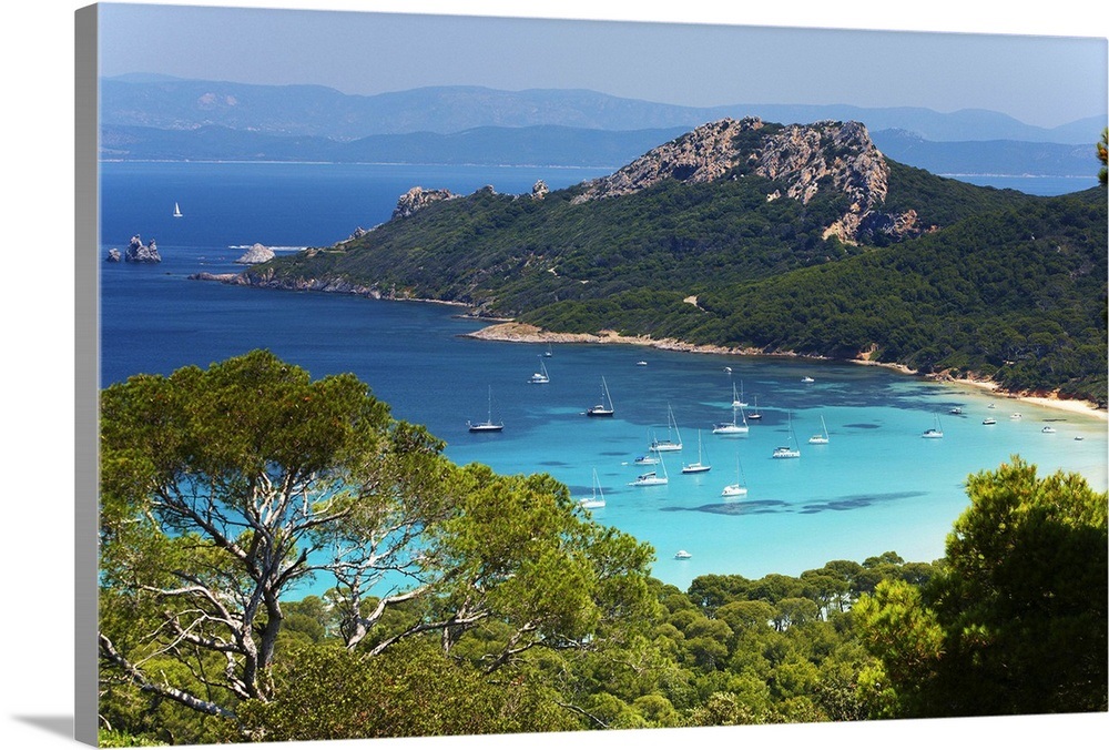 France Provence Alpes Cote Dazur Porquerolles Plage De Notre Dame - 