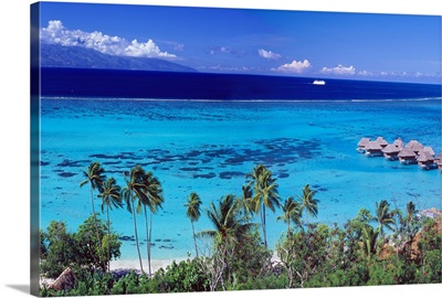 French Polynesia, Moorea, Tahiti, Teavaro beach