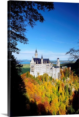 Germany, Bavaria, Bayern, Swabia, Neuschwanstein Castle, Schloss Neuschwanstein