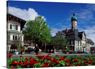 Germany, Bavaria, Garmisch-Partenkirchen, Marienplatz