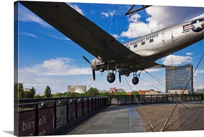Germany, Berlin, Berlin Kreuzberg, Transport aircraft of Western Allies C-47 Skytrain