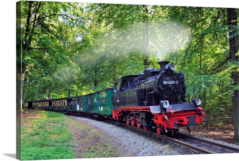 Germany, Mecklenburg-Western Pomerania, Baltic sea, The train Rasender Roland