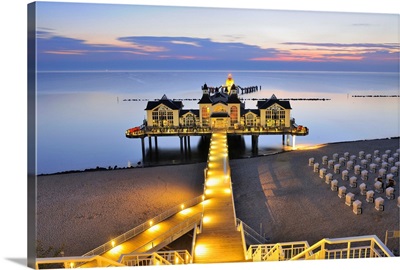 Germany, Mecklenburg-Western Pomerania, Rugen island, Baltic sea, Sellin seaside resort