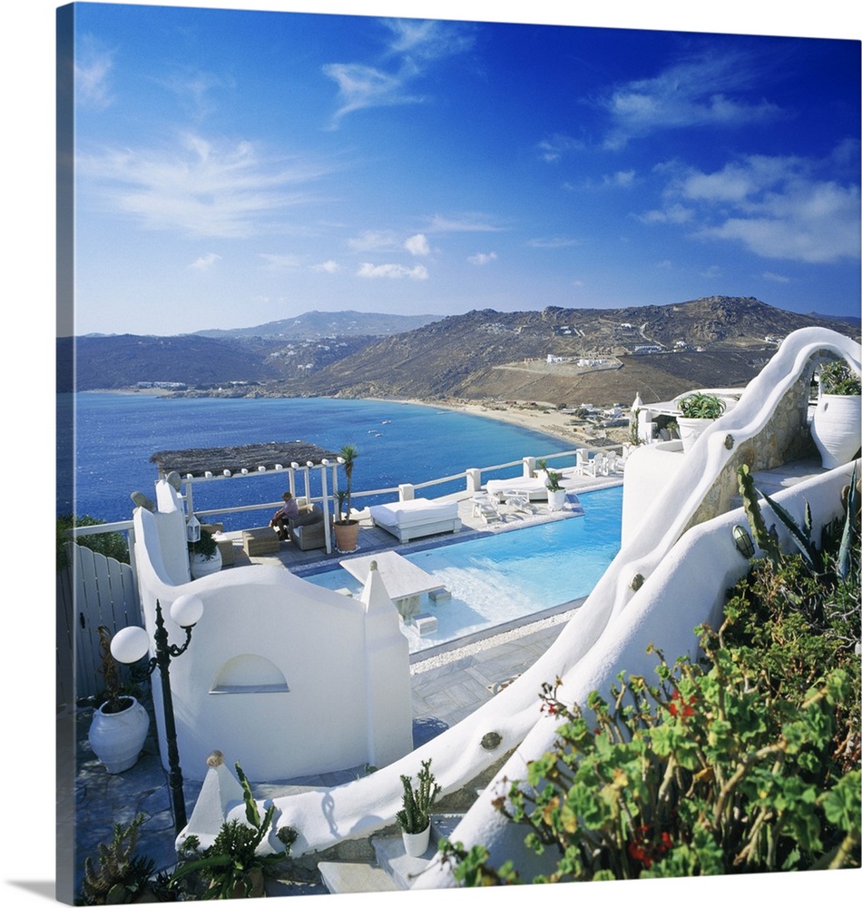 Greece, Aegean islands, Cyclades, Mikonos island, Mykonos, Elia beach