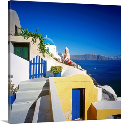Greece, Aegean islands, Cyclades, Santorini, Oia, traditional architecture