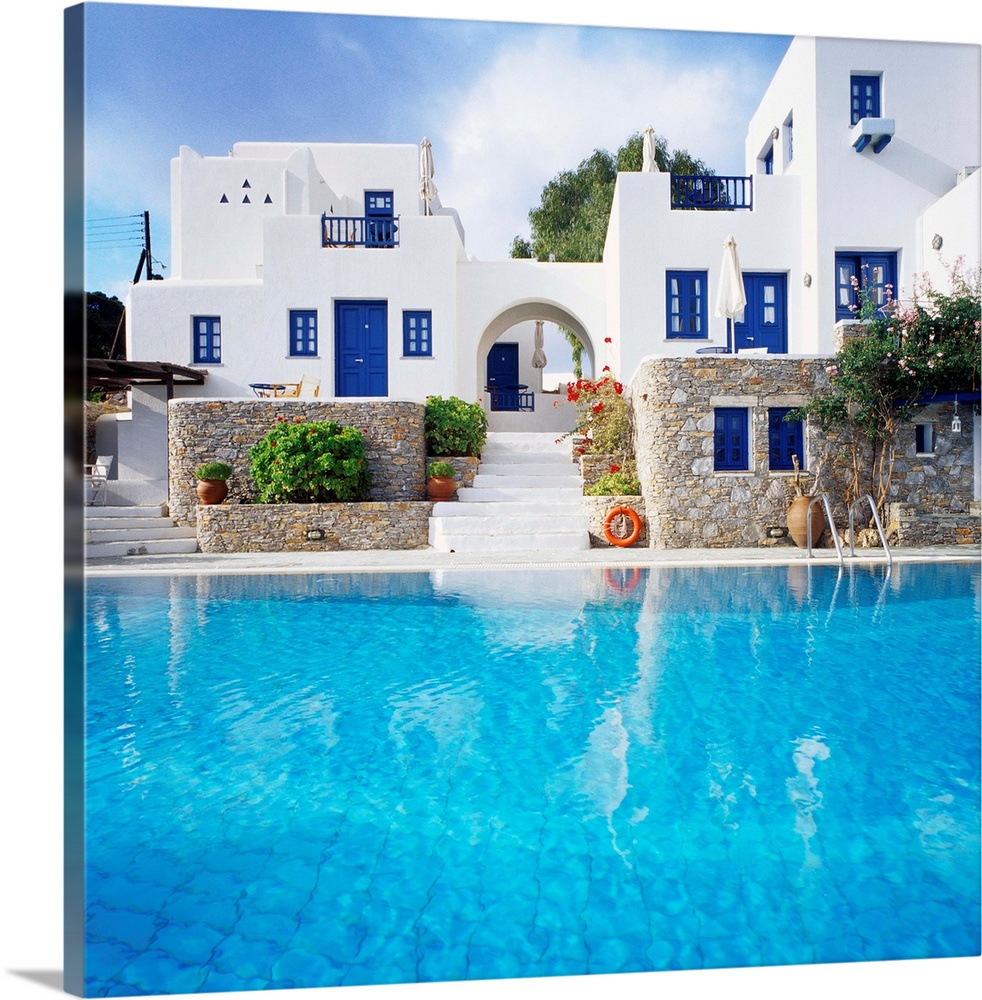 Greece, Aegean islands, Cyclades, Folegandros island, Hotel Folegandros in Chora