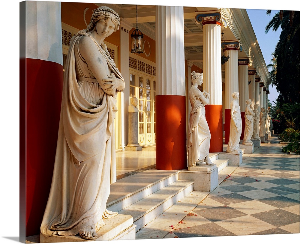 Greece, Corfu, The Villa of Achilleion, residence of Empress Elizabeth of Austria