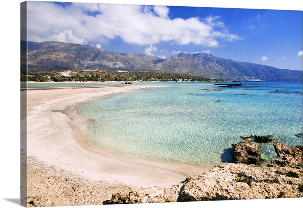 Greece, Crete Island, Crete, Chania, Mediterranean area, Mediterranean sea, Travel Destination, Elafonisi beach, Located o...