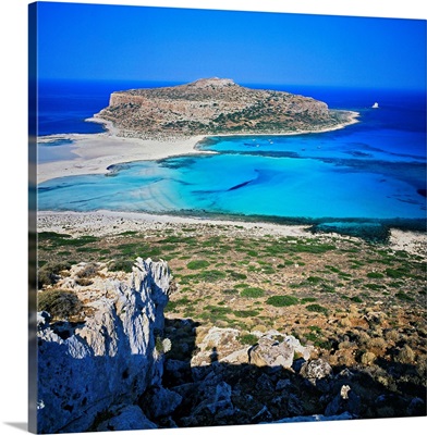 Greece, Crete Island, Chania, Gramvousa, Mediterranean area, Balos bay