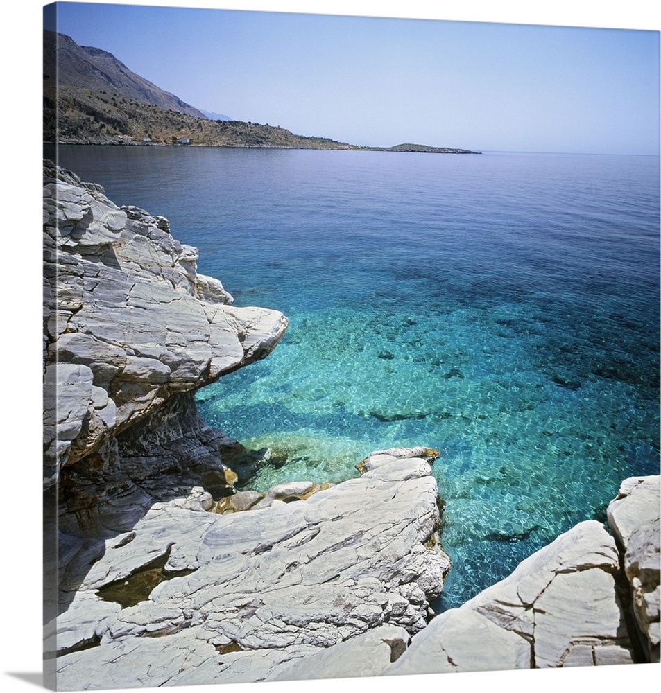 Greece, Crete Island, Crete, Chania, Loutro, Mediterranean area, Mediterranean sea, Travel Destination, Southern coast, E-...