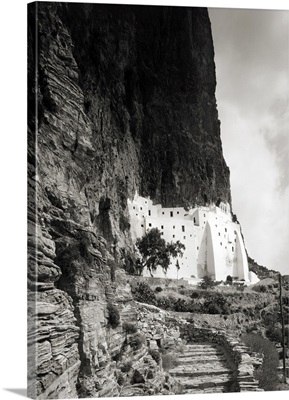 Greece, Cyclades, Amorgos, Monastery Panagia Chosoviotisa