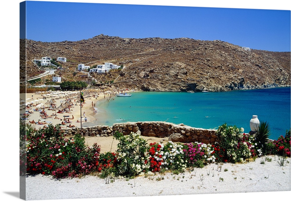 Greece, Cyclades, Santorini, Super Paradise Beach