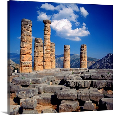 Greece, Dhelfoi, Temple of Apollo