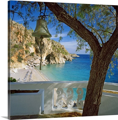 Greece, Dodecanese, Carpathos island, Kira (Kyra) Panaghia beach