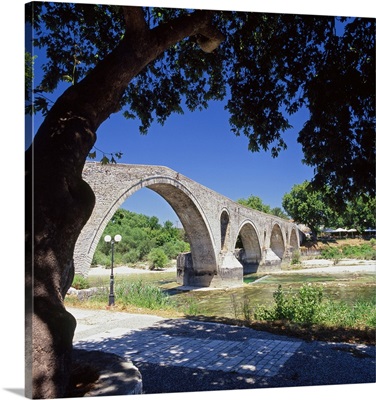 Greece, Epirus, Ipiros, Arta Bridge