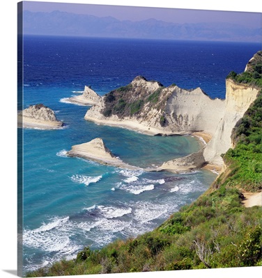 Greece, Ionian Islands, Corfu Island, Kerkira, Drastis Cape near Sidari village