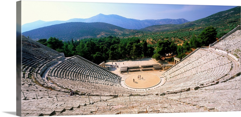 Greece, Peloponnese, Epidaurus, the theatre