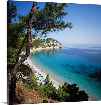 Greece, Samos, Tsamadou Beach near the village of Kokkari
