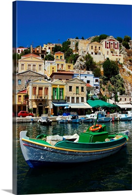 Greece, Symi, Dodecanese, Port of Gialos