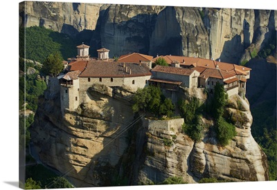 Greece, Thessalia, Mediterranean area, Meteora, Megalo Meteoro monastery