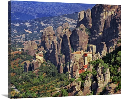 Greece, Thessalia, Meteora, Roussanou monastery