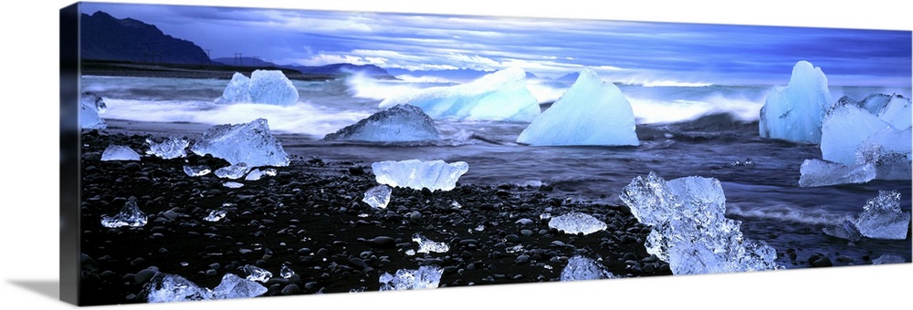 Iceland, South Coast, Ice floes