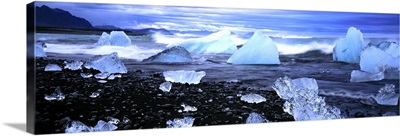 Iceland, South Coast, Ice floes