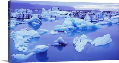 Iceland, South Coast, Vatnajokull Glacier, the biggest glacier of Europe