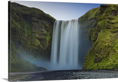 Iceland, South Iceland, Skogafoss Waterfall