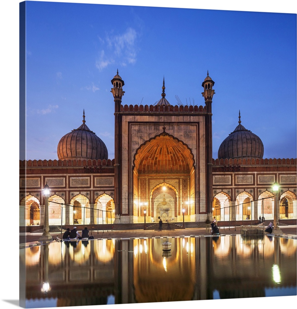 India, Delhi Metropolitan Area, Delhi, Jama Masjid, Friday Mosque, in the Old Town of Delhi