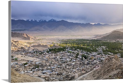 India, Jammu and Kashmir, Ladakh, Cityscape