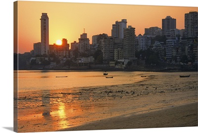India, Maharashtra, Bombay, Chowpatty Beach
