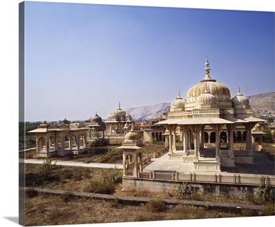 India, Rajasthan, Jaipur, The Queens Cenotaphs