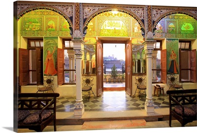 India, Rajasthan, Mandawa, Hotel Heritage Mandawa