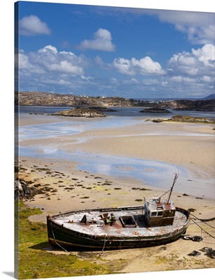 Ireland, Donegal, Low tide at The Rosses