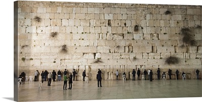 Israel, Jerusalem, Jerusalem, Western Wall, Wailing Wall, Men praying