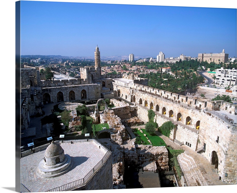 Israel, Jerusalem, View of the Citadel