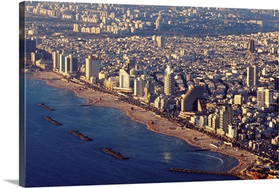 Israel, Tel Aviv, Middle East, Tel Aviv-Jaffa, Air view