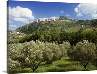 Italy, Calabria, Catanzaro district, Squillace, Landscape near the town