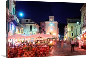 Italy, Calabria, Tropea, Old town, Torre dell'Orologio image thumbnail