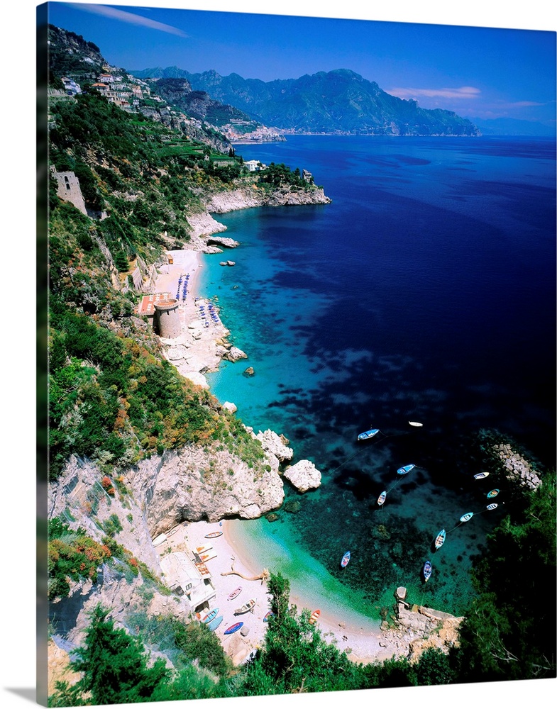 Italy, Campania, Amalfi Coast, Conca dei Marini, coastline