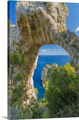 Italy, Campania, Capri, The Arco Naturale