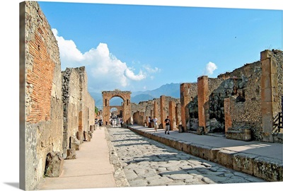 Italy, Campania, Pompei achaeological area