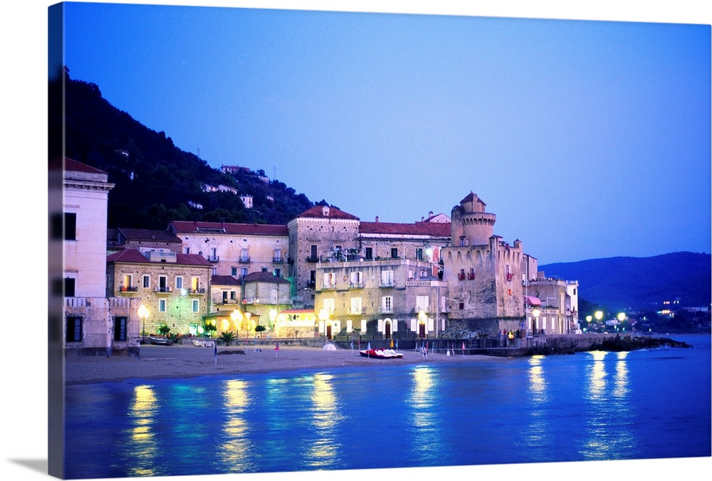 Italy, Italia, Campania, Cilento, Santa Maria di Castellabate village