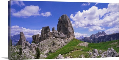 Italy, Dolomites, Cinque Torri